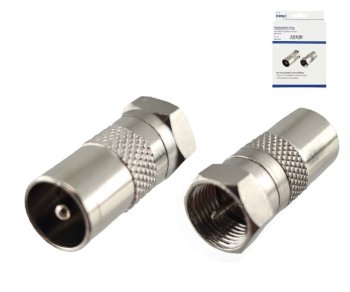 Odace SAT-Stecker Anthrazit – Unterputz-Steckdose Mit Schraubbefestigung | F-Typ, IK04, IP21, Halogenfrei